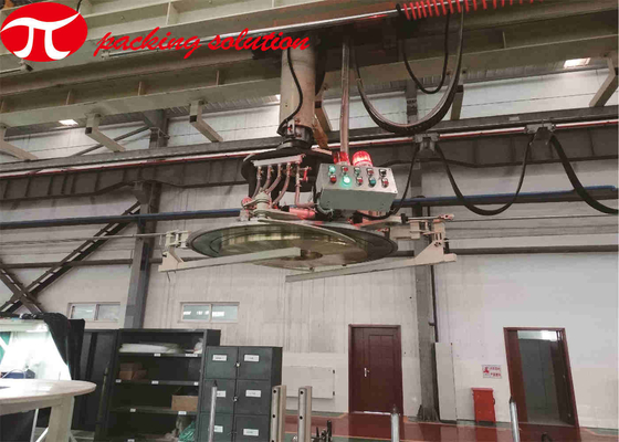 Copper Coil Packing Line Automatic ID 300mm With Turning Handling Welding