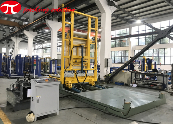 Max Loading 3T Customized Mold Turnover Machine / Mold Tilter With Sliding Table