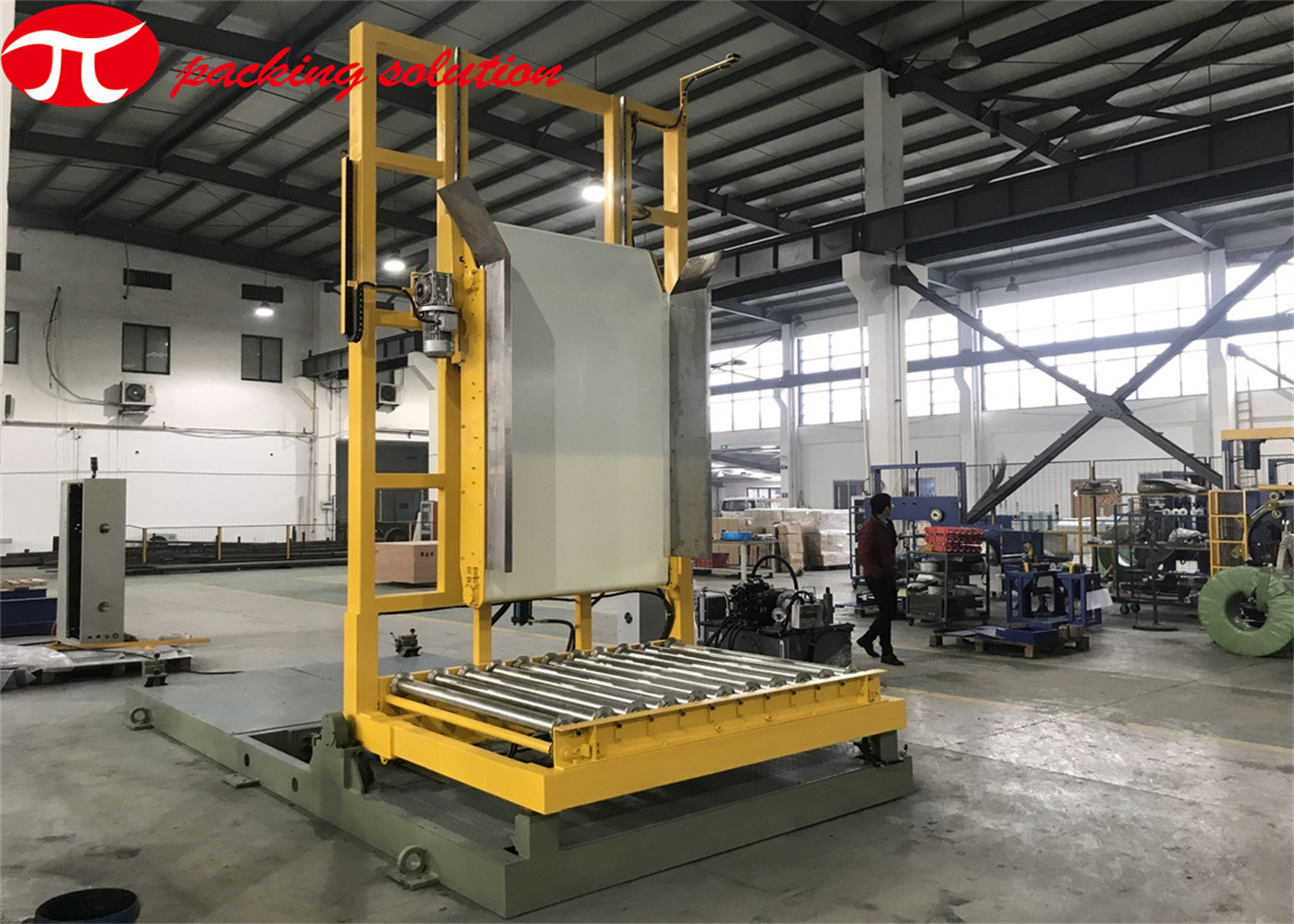 Max Loading 3T Customized Mold Turnover Machine / Mold Tilter With Sliding Table